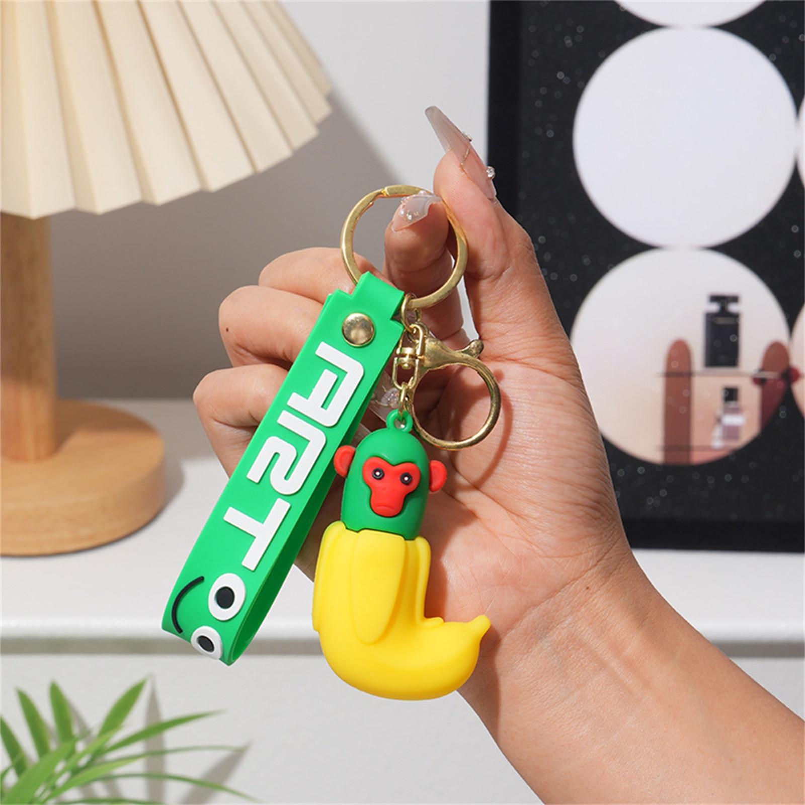 

Брелок для ключей Мужской и женский кулон Забавный и милый подарочный брелок One Size