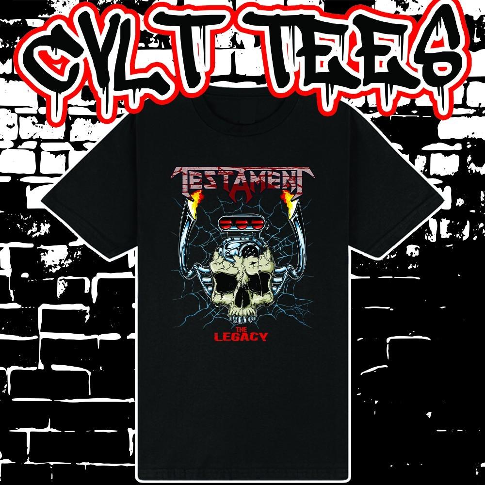 Футболка Testament The Legacy Band 100% Хлопок Унисекс XXXXL