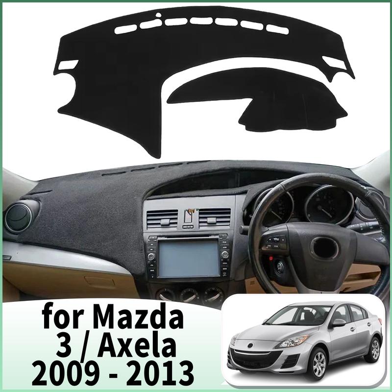 fit for Mazda 3 Axela BL 2009 2010 2011 2012 2013 Dashmat Car Accessories Dashboard Cover Pad DashMat Sunshade Protective Carpet