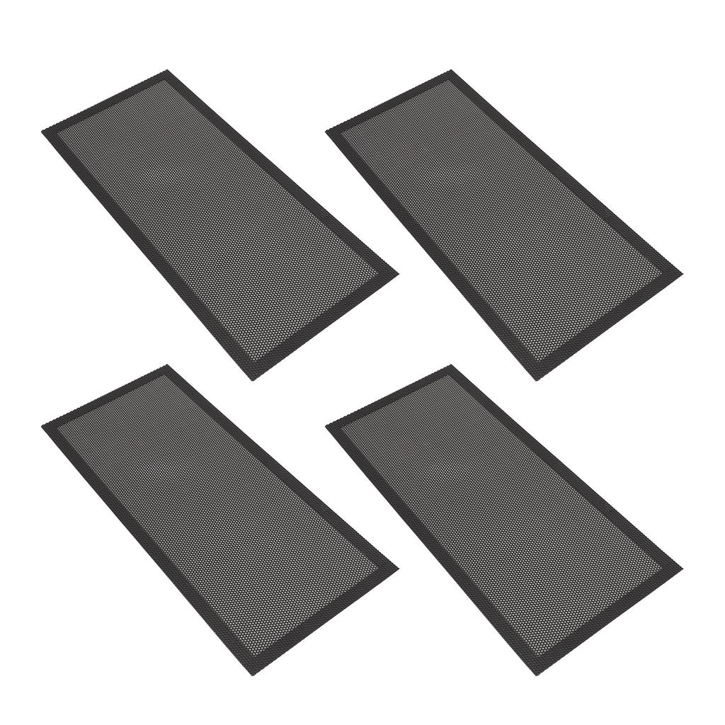 4 Stück Magnetische Bodenregister-Lüftungsgitterabdeckungen 5,5x12 Zoll Magnet PVC-Lüftungsgitternetz für Wand Decke Boden zum Auffangen von Schmutz Haaren