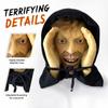 Adesivo Decorativo Finestra Faccia Curiosa di Halloween, Vetrofania Divertente per Decorazioni Festa di Halloween