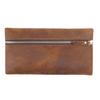 Fromthenon Crazy Horse Leather Retro Zipper Pen Case Portable Storage Bag Large Capacity Pencil Case Customizable Business Gifts