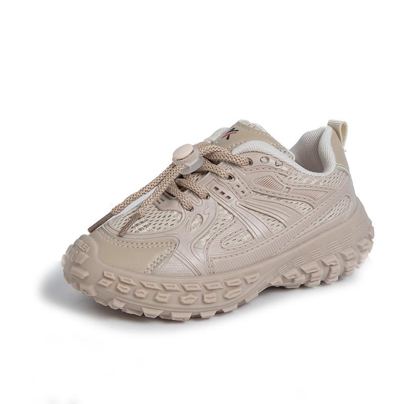 

Children s sports shoes new spring and autumn mesh breathable student running shoes girls casual white shoes boys net shoes tide 31 yards inner length about 19CM хаки