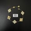 Five-flower Bracelet for Women Four-leaf Clover Bracelet Classy Flower-encrusted Bracelet