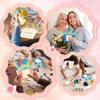 Flower Wooden Picture Frame Handmade Art Mother's Day Frame Photo Display Rack  Mother's Day Gift