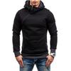 Felpe da Uomo Autunno Inverno Moda Design con Cerniera Calde Spesse con Cappuccio Manica Lunga a Contrasto Pullover Abbigliamento Outdoor