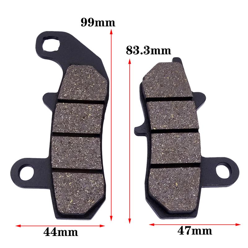 2 stücke Motorrad Hinten Bremsscheiben Bremsbeläge für SUZUKI RG125 RG125F NF13A Gamma 125 1992-1994 DR600 1989 DR 650 DR650 1990-1995