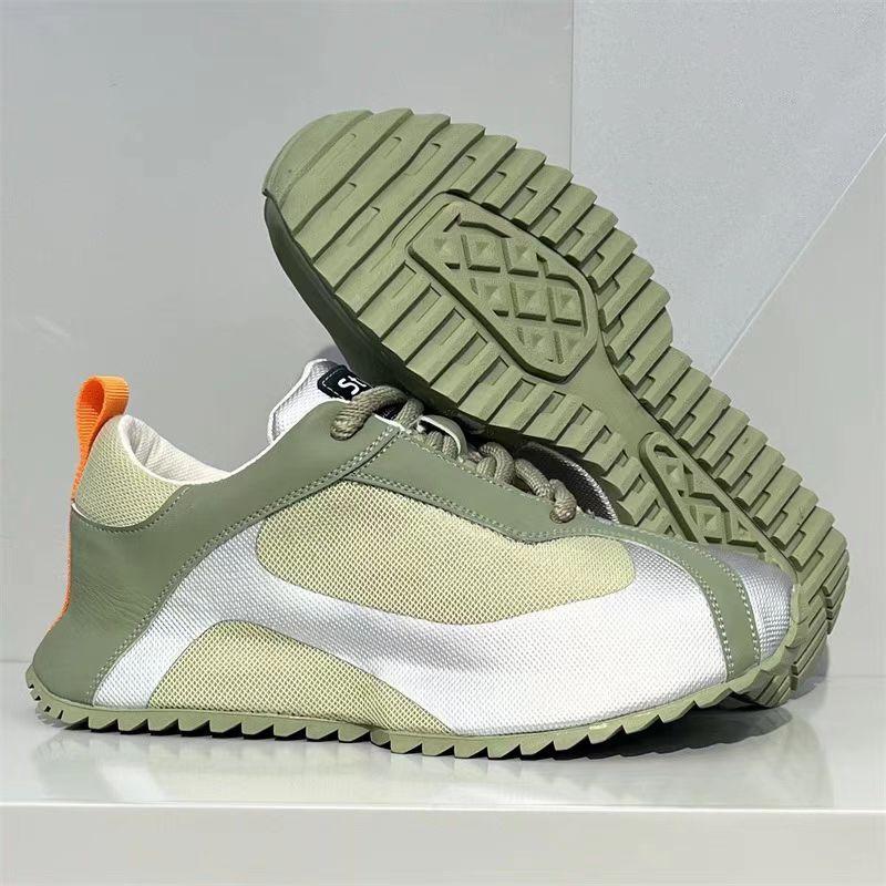 

Men s shoes 2025 summer new fashion versatile trend thick sole heightening breathable non-slip wear-resistant teen dad shoes 39