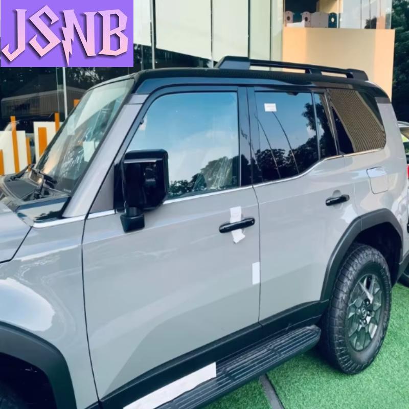 New For Toyota Land Cruiser 250 Prado LC250 2024 steel car Bottom Window Sill Trims window decorative strip Body Door Moulding C