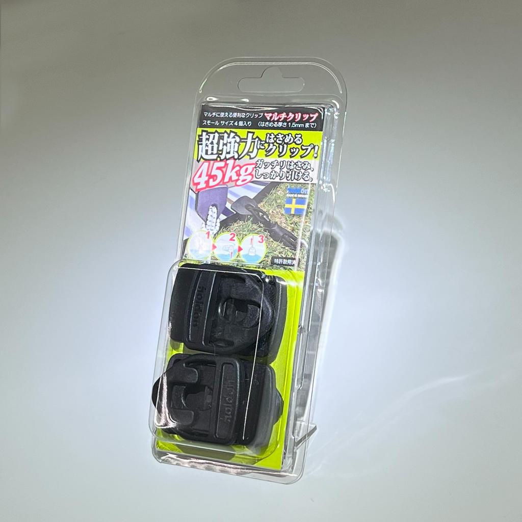 HOLDON Multi-Clip MINI-Xtra Black 4 Pieces HDN3869