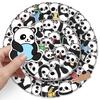 50 Cute Cartoon Panda Stickers: Waterproof DIY Scrapbook & Notebook Decorations for Kids
