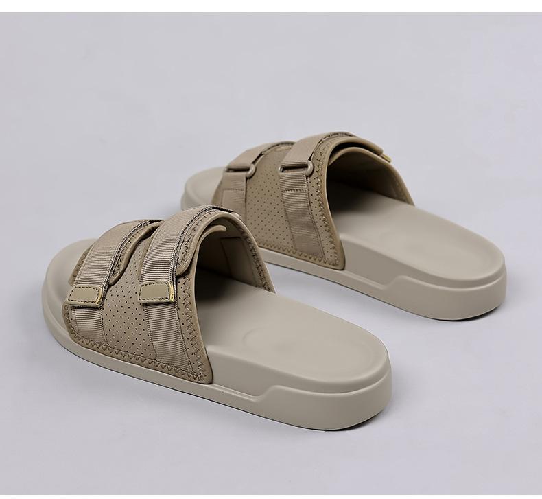 Fashion Summer Men's Slippers Fashionable Men's Outdoor Casual Sandals Soft Soled Beach Shoes