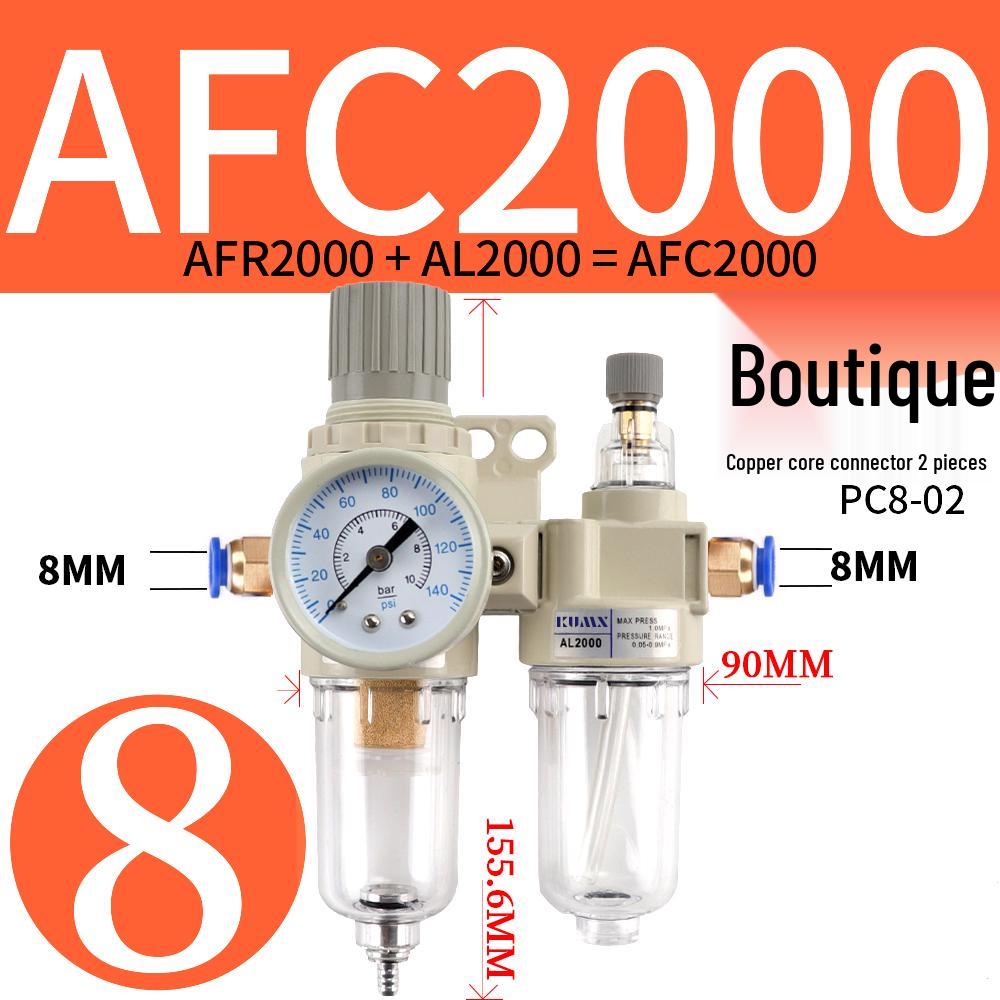 Air Source Filter & Oil-Water Separator BFC/AFC2000 AR Oil Mist AFR Pneumatic Pressure Regulator