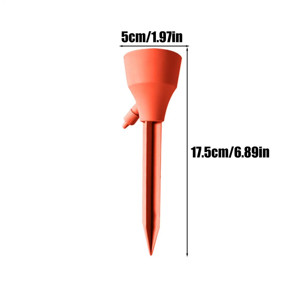 Plant Watering Stakes 3 Pieces Automatic Irrigation Dripper Automatic Plant Waterers With Control Valve For Indoor Outdoor Home