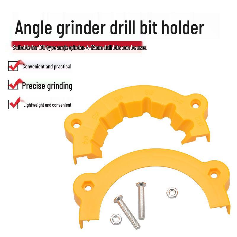 Angle Grinder Drill Bit Sharpener: Auxiliary Tool for Edge Grinding and Polishing