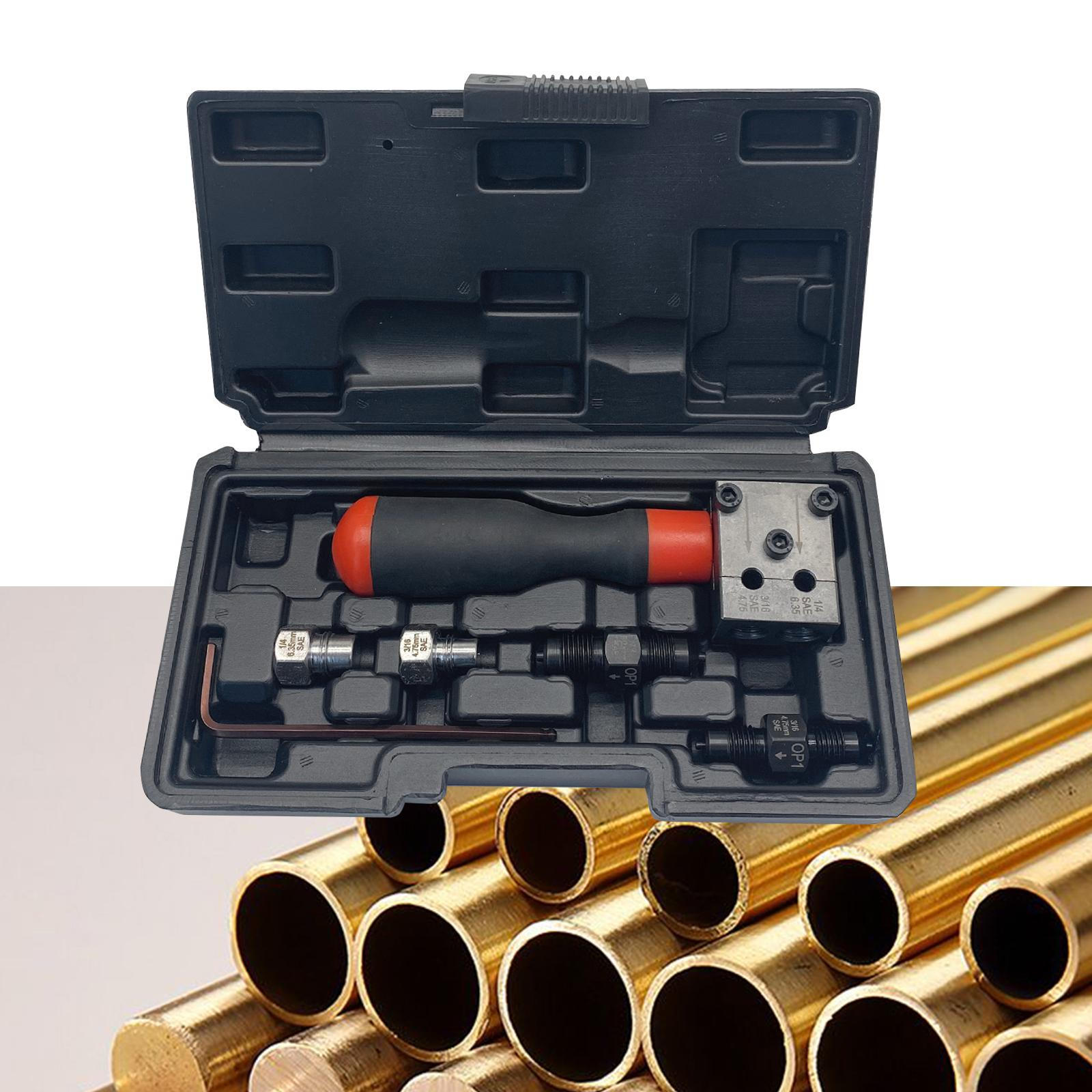 

Copper Tube Flaring Tool Auto Repair Tools Durable Pipe Reamer Professional Multipurpose