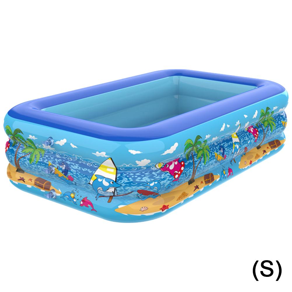 Inflatable Swimming Pool Inflatable Toys PVC Framed Pools Kids Baby Bath Bathtub Summer Outdoor Indoor Swimming Pool Water Game