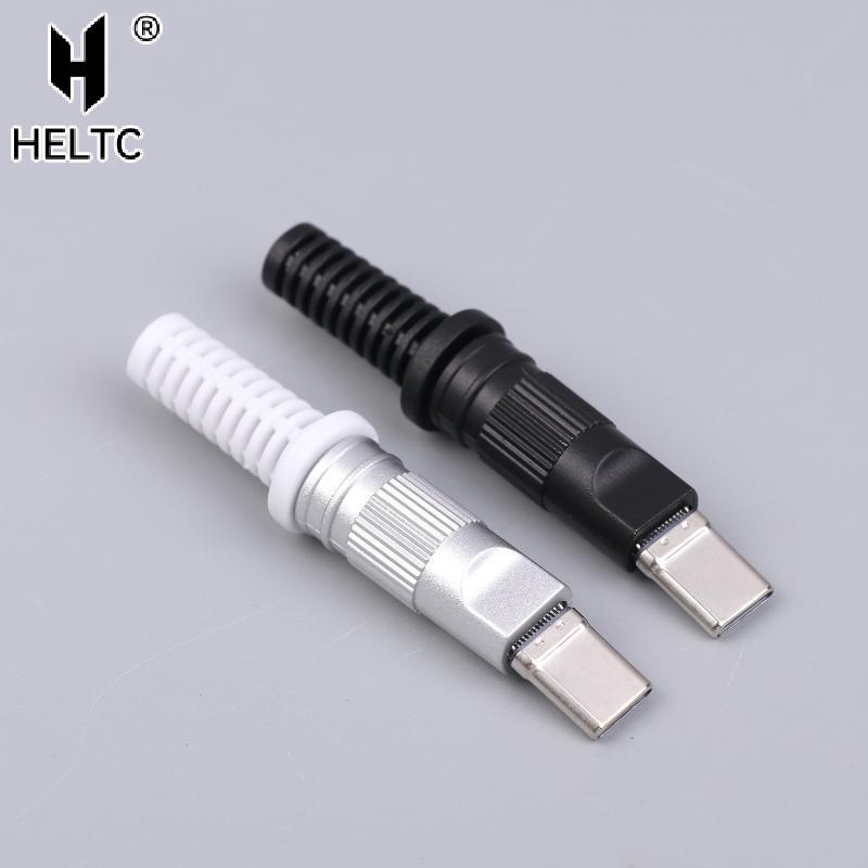 2/5 Bucăți USB3.1 24 Pini Tip-C Mascul 5 Puncte de Lipire Pentru Telefon Mobil Încărcare Rapidă C La C Cu Pad de Lipire CC Reparare DIY Conector Date