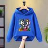 Children's Hoodie tops Boys Clothing Girls red pink Coat Casual Kids Toddler 3-12 Year  White Steal a Brainrot 67 Clothes