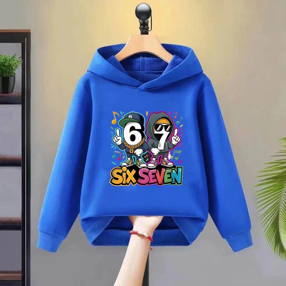 Children's Hoodie tops Boys Clothing Girls red pink Coat Casual Kids Toddler 3-12 Year White Steal a Brainrot 67 Clothes