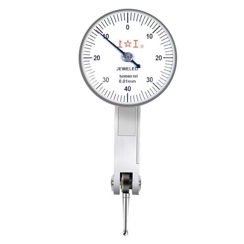 Shang Gong Micrometer & Lever Dial Indicator Set: 0-0.8mm/0.01mm, 0-0.2mm/0.001mm Calibration Tool.