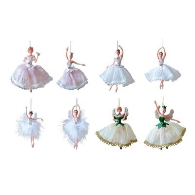 Ballet Dancer Hanging Pendant For Christmas Tree  Holiday Ornament Seasonal Home Decoration