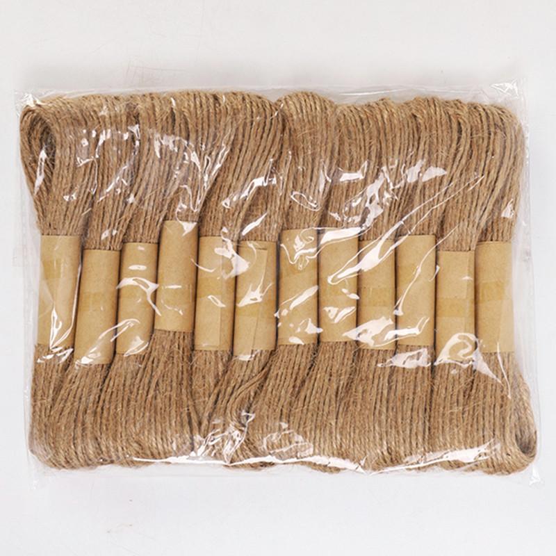 

Красочная пеньковая веревка ручной работы DIY Декоративный материал Ручная работа Грубая тканая веревка Пеньковая нить Фото Настенное украшение в комплекте с износостойким Solid color