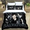 The Vampire Diaries Damon Salvatore Beddengoed Sets Prachtige Bedbenodigdheden Set Dekbedovertrek Beddekenset Beddengoed Verjaardagscadeau