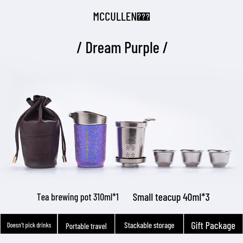MCCULLEN Pure Titanium Travel Tea Set