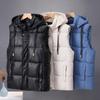 Autumn and Winter Men's Tooling Cotton Vest Loose Handsome Vest Warm Student Trend Vest Thickened Jacket Outside Wear
