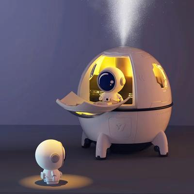 Kapsułka kosmiczna nawilżacz powietrza Usb ultradźwiękowy Cool Mist aromaterapia dyfuzor wody z oświetleniem Led astronauta Humidificador