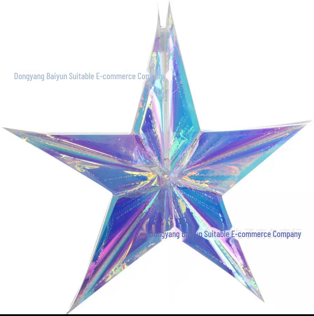 

Подвеска в виде цветной неоновой звезды для торжеств