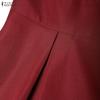 ZANZEA Women Casual V-Neck Elegant Sleeveless A-line Dress