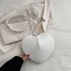 PU-Leder Herztasche Vielseitiges Design Multifunktionale Umhängetasche Einzigartiges Design Modischer Stil Herzförmige Tasche