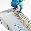 Alloy Fingerboard Skate Park Ramp Set with Bicycle & Kick Scooter