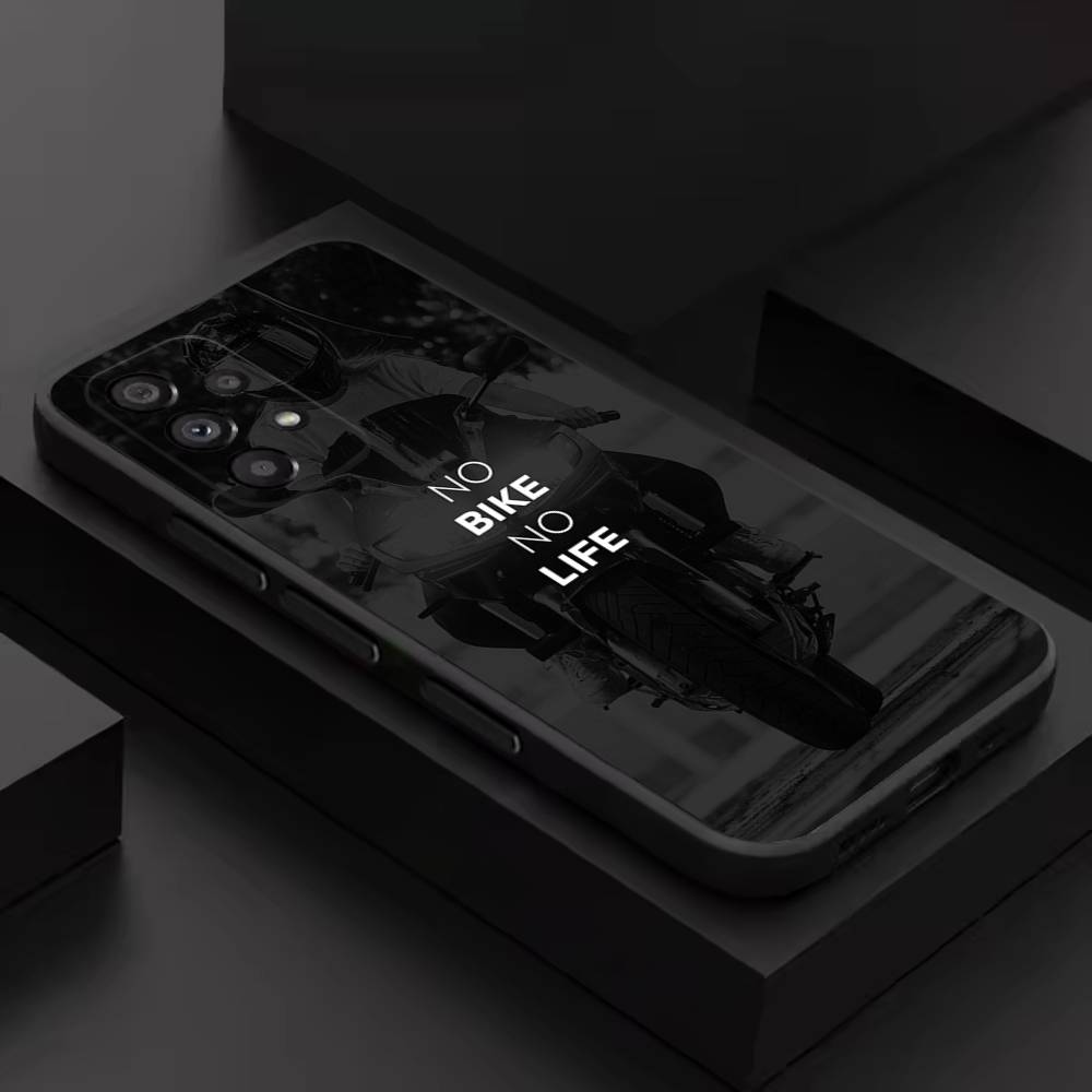 

Motorcycle Bike Moto Cool Phone Case For Samsung S 26,25,24,23,22,30,21,10,9,Ultra,Plus,Lite,FE,4,5G Black Soft Case SamsungS22ULTRA5G
