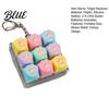 Mechanical Keyboard Toy Cat Paw Fidget 9-in-1 LED Light-up Keychain Decompression Handheld Device Button