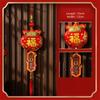 Fortune Hanging Ornament New Year Decorative Hangings Attract Wealth Luck With Tassel Festive Ornaments Chinese Style Lucky