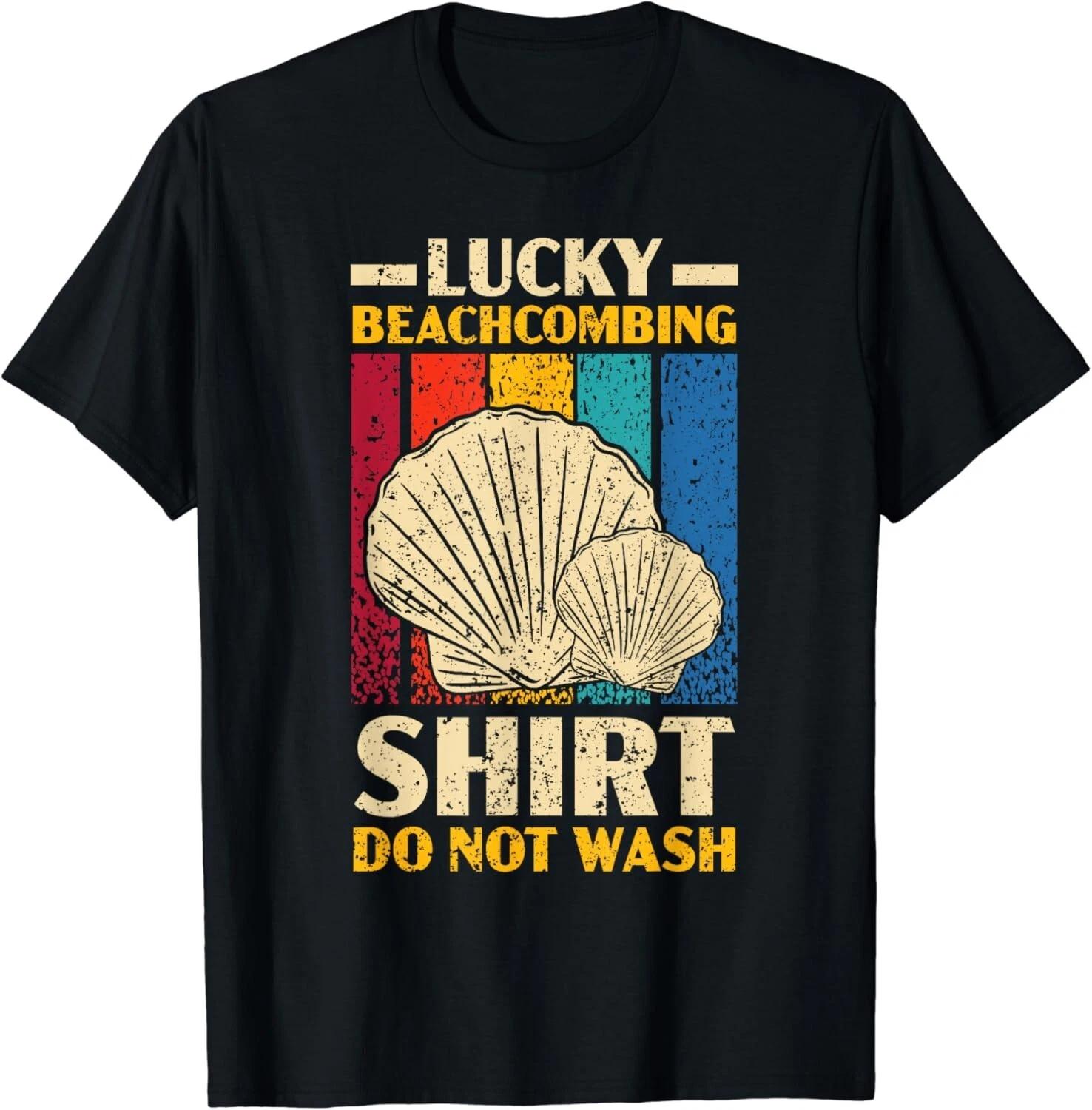 Beachcomber Beach Glass Sea Glass Lucky Beachcombing Gift Unisex T-Shirt XL