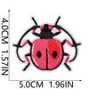 Insect Embroidery Cloth Sticker Ironing Beetle Cartoon Embroidery Chapter Beetle Patch Sticker Embroidery Label Clothing Schoolbag Decoration