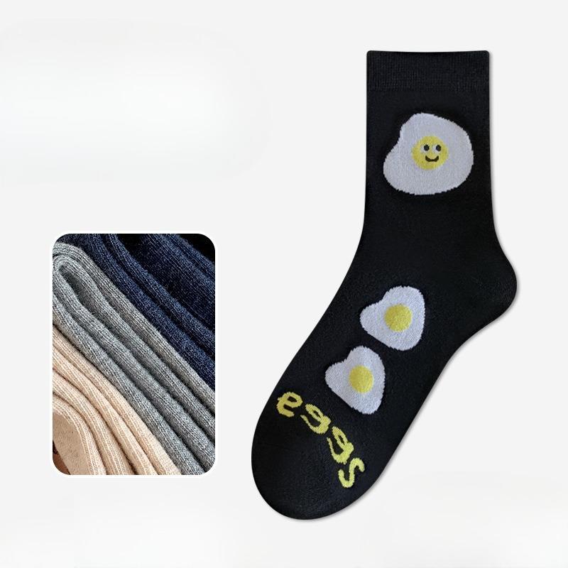 

Женские Весенне-Осенние Новые Модные Хлопковые Нескользящие Все Виды Впитывающих Защищающих от Запаха Носков-гольф 1 pair