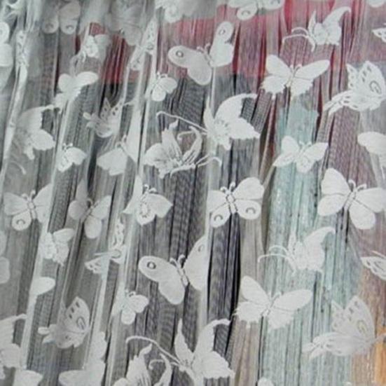 Door Window Butterfly Pattern String Curtain Home Room Modern Divider Drape