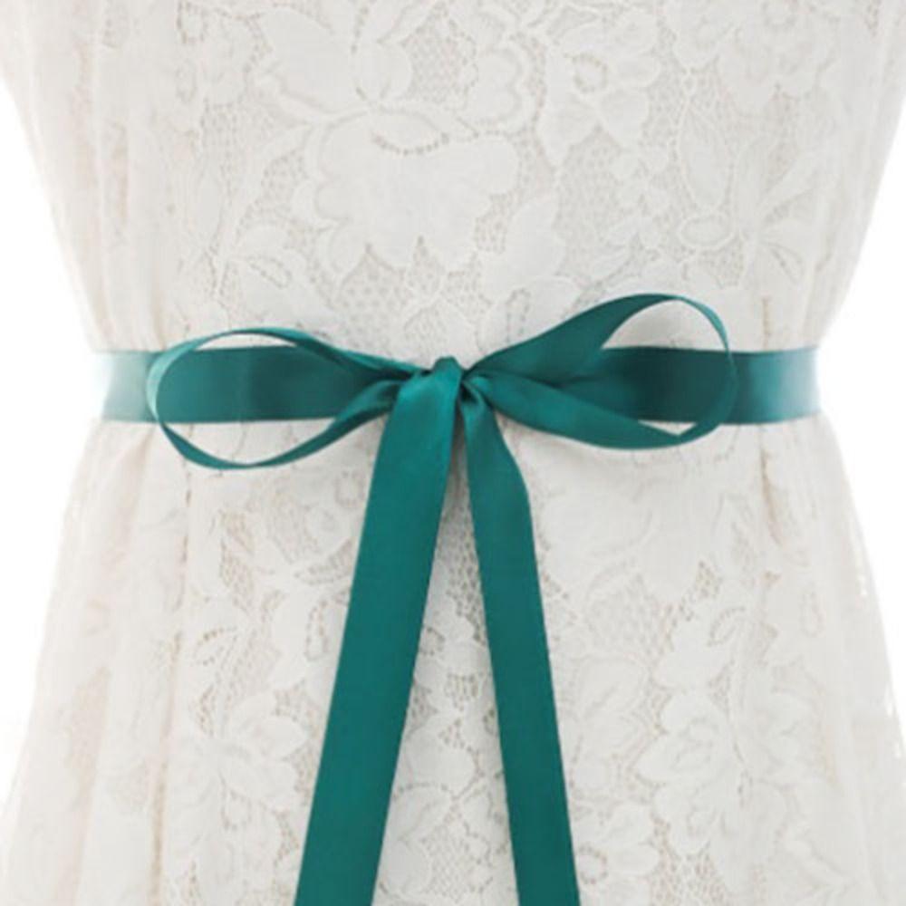 Zircon Rhinestone Waist Seal Girdle Wedding Lace-up Belt Bride Belt Women  Dress Decor