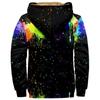 Men's Print Jacket Men's Spring And Autumn Casual Trend Zipper Hooded Jacket