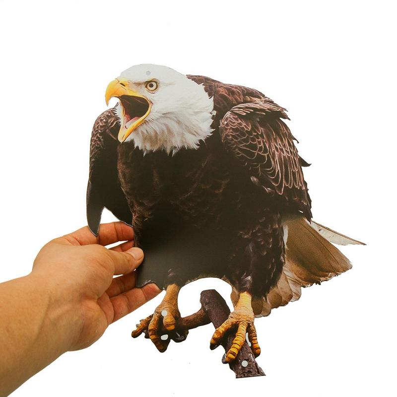 Bird Scarer Devices Decorative Owl Scarecrow Pendant Realistic Bird Scare Tools With Bell Garden Scarecrow Scare Birds Away