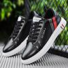 Großformatige Herren Freizeitsneakers Weiße Schuhe Outdoor Schnürschuhe Atmungsaktive Schuhe Flache Schuhe Chaussure Homme