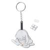 Endearing Cat Keychain with Interactive Ball Funny Interactive Animal Pendant Backpack Decoration Bag Charm Gag Gift