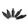 Crocodile Alligator Clips Equipment Tools 20pcs Black/Red Soft Coating