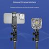 YUNTENG VCT-5228 Bärbart Ljusstativ Telefon Vlogg Fotografering Livestreaming Aluminiumlegering Utfällbart Stativ