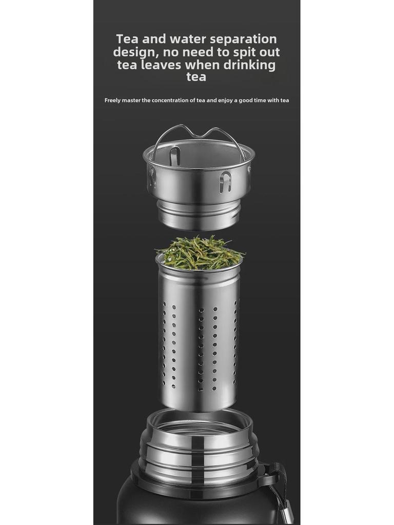 Large Capacity 316 Stainless Steel Men's Portable Thermos Cup